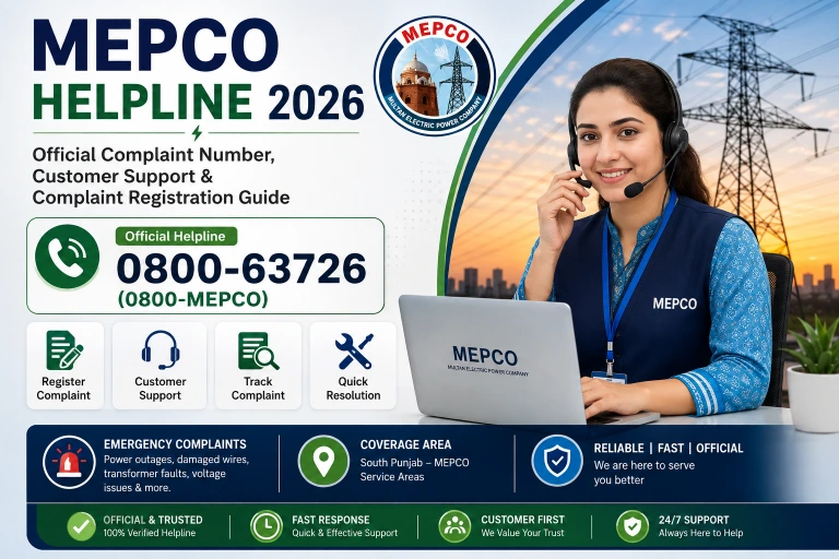 MEPCO Helpline and Bill Complaint 2026 Guide